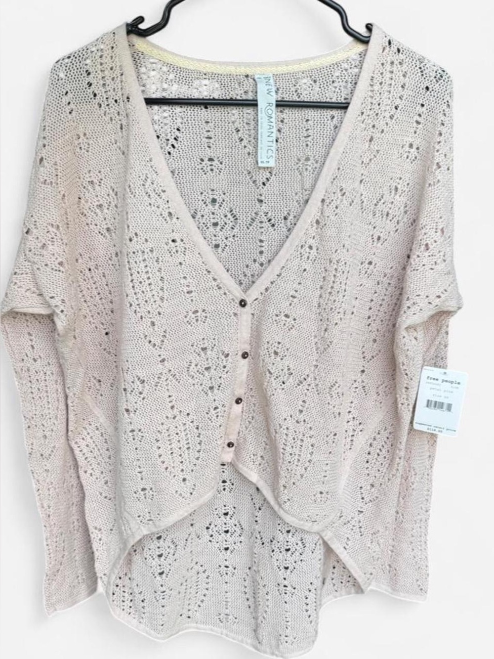 Free people knit cardigan top